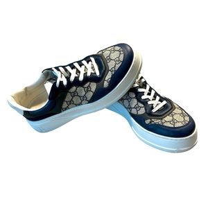 Blue and white Gucci shoes for sale. Only worn a couple of times